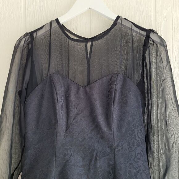 Vintage Zum Zum Petite Black Dress - Picture 6 of 10